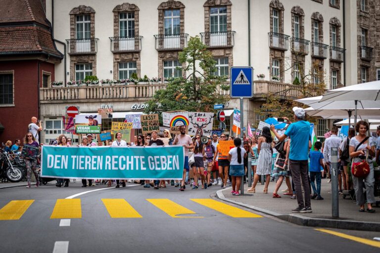 Impressionen Animal Rights March Switzerland 2019