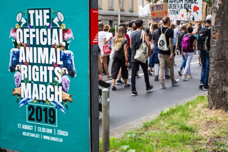 Impressionen Animal Rights March Switzerland 2019