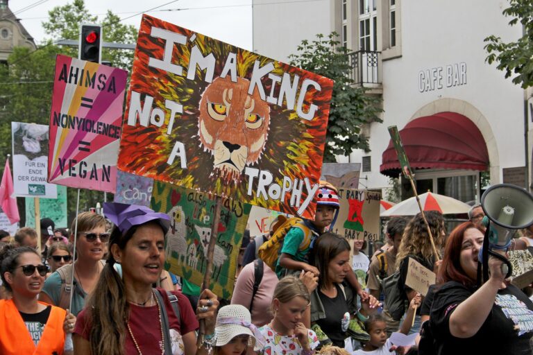 Impressionen Animal Rights March Switzerland 2019