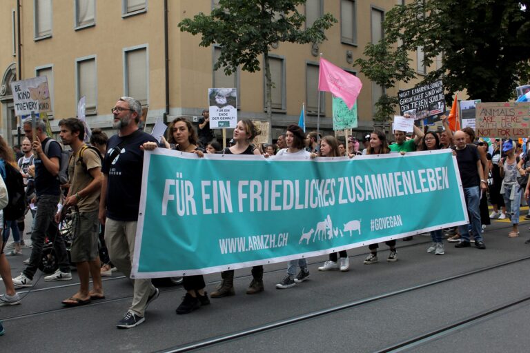 Impressionen Animal Rights March Switzerland 2019