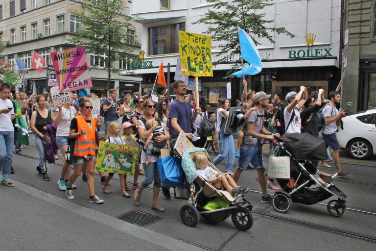 Impressionen Animal Rights March Switzerland 2019