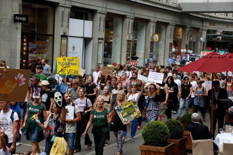 Impressionen Animal Rights March Switzerland 2019