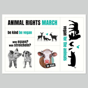 Tattoobogen - Animal Rights March