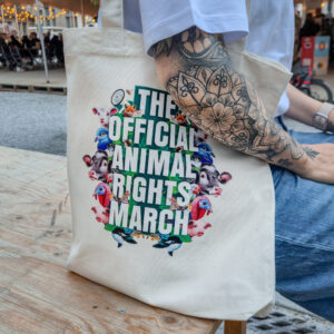 Stofftasche - Animal Rights March
