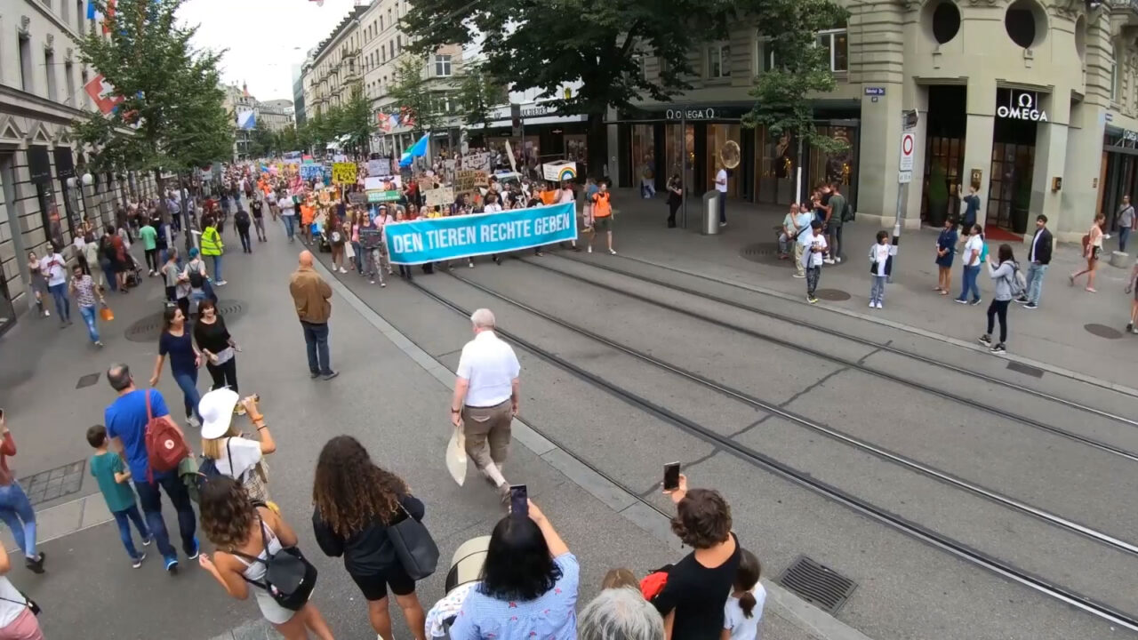 Animal Rights March Switzerland